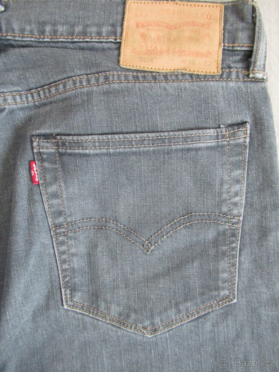 pánské džíny LEVIS 504 36/32 - 5