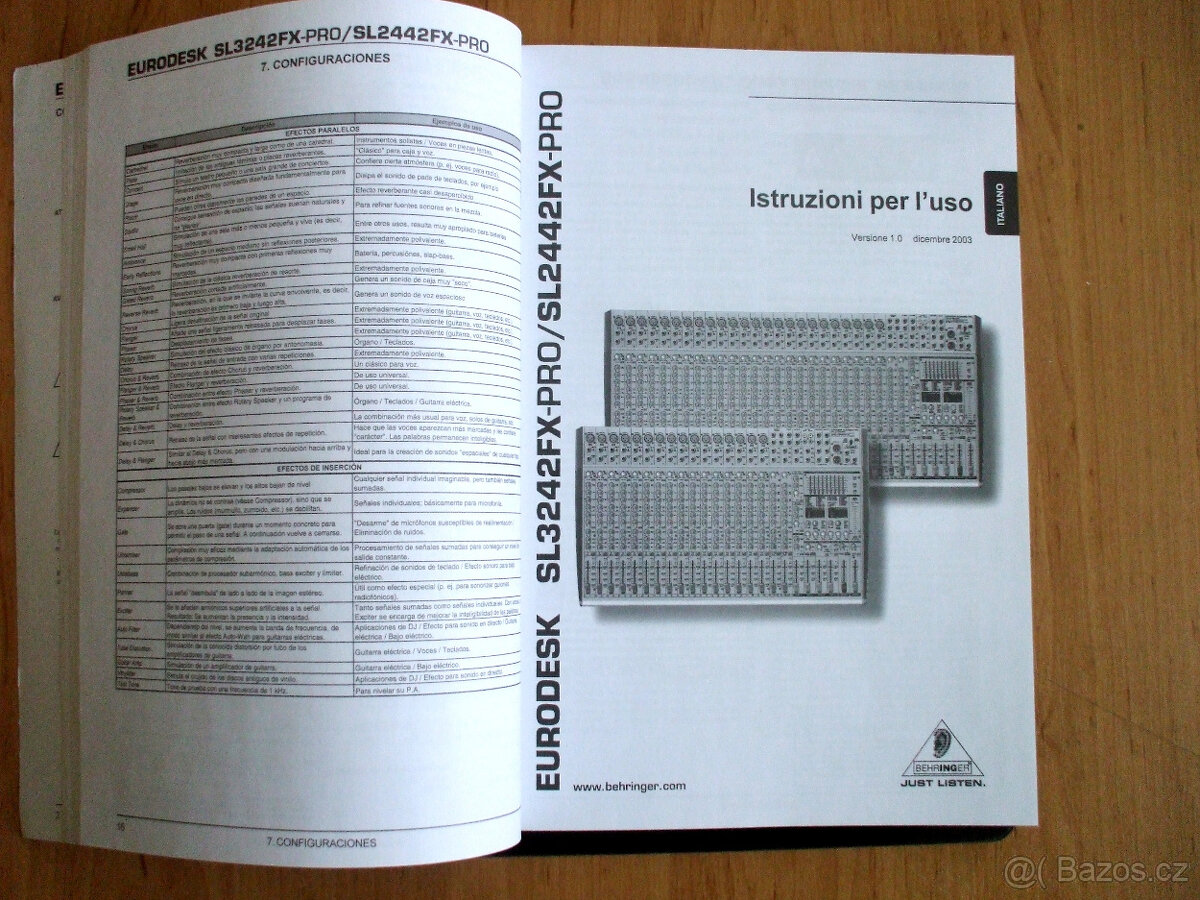 Behringer SX3242FX - mixážny pult - 5