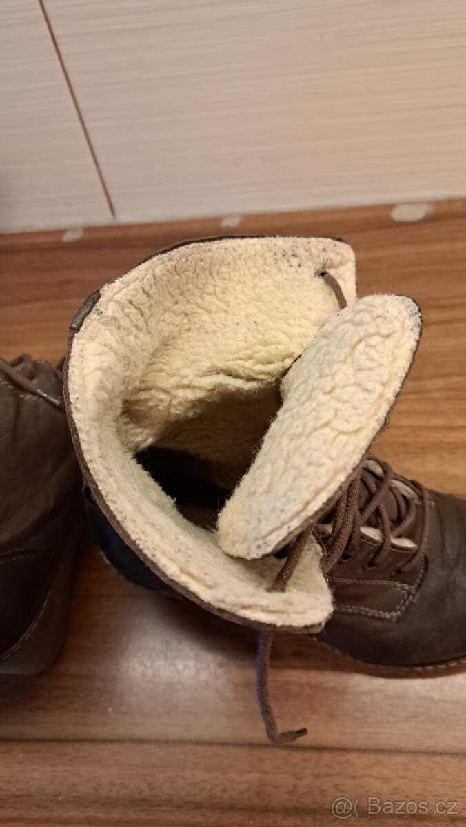 Lasocki,kožené kozačky vel.38 - 5
