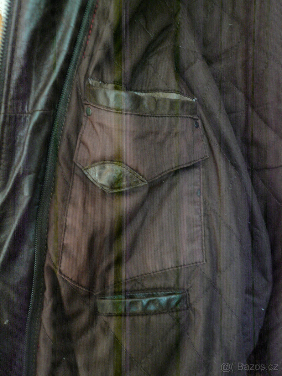 Pánská kožená bunda - 5