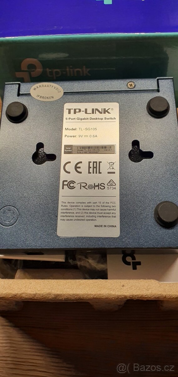 4 portový switch TP-Link TL-SG105 - 5