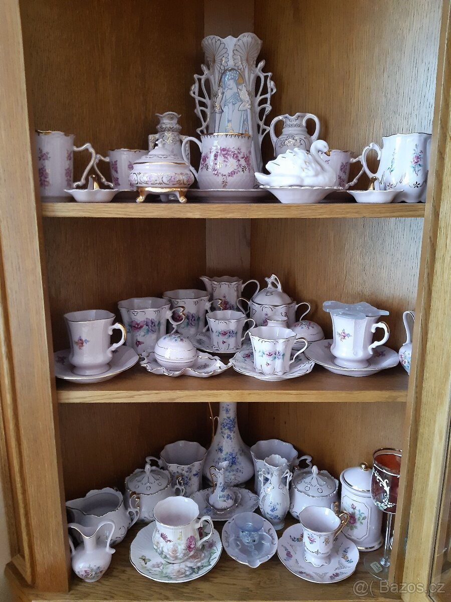 Prodám růžový porcelán - 5