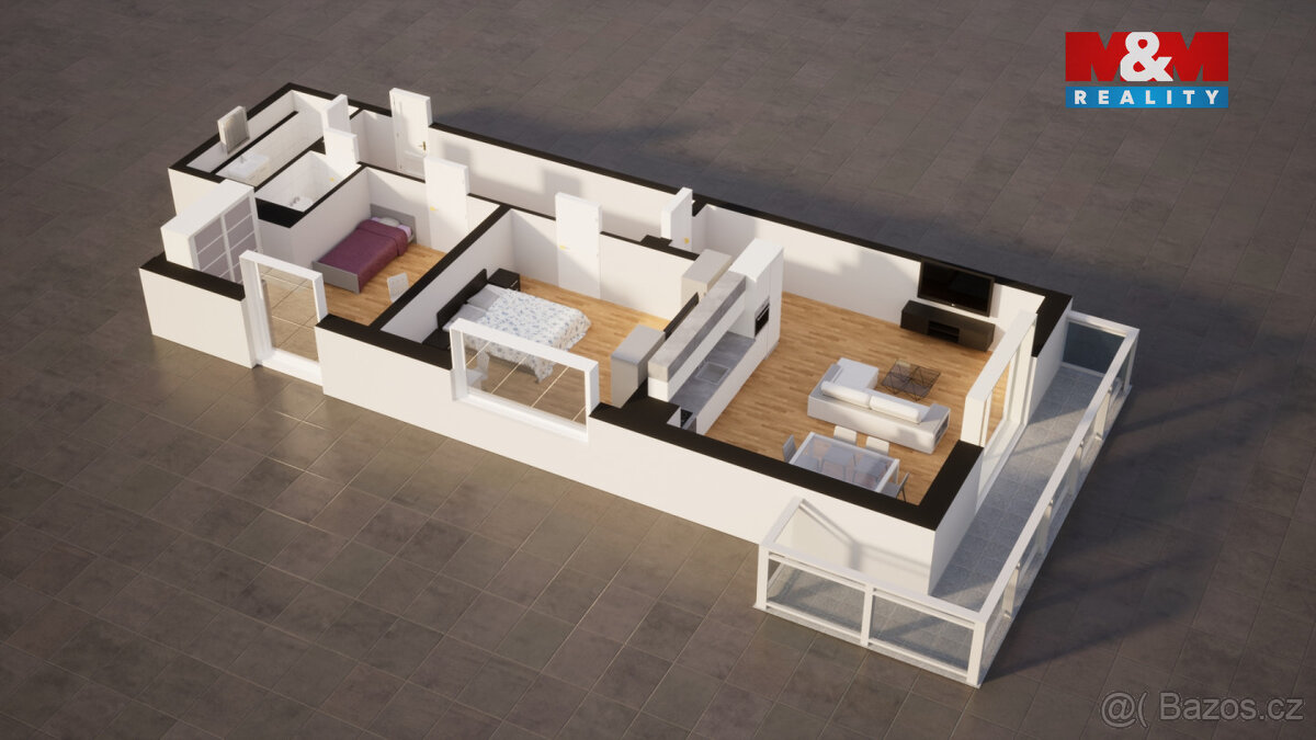 Prodej bytu 3+kk, 91 m², Jablonec nad Nisou, ul. Jezdecká - 5