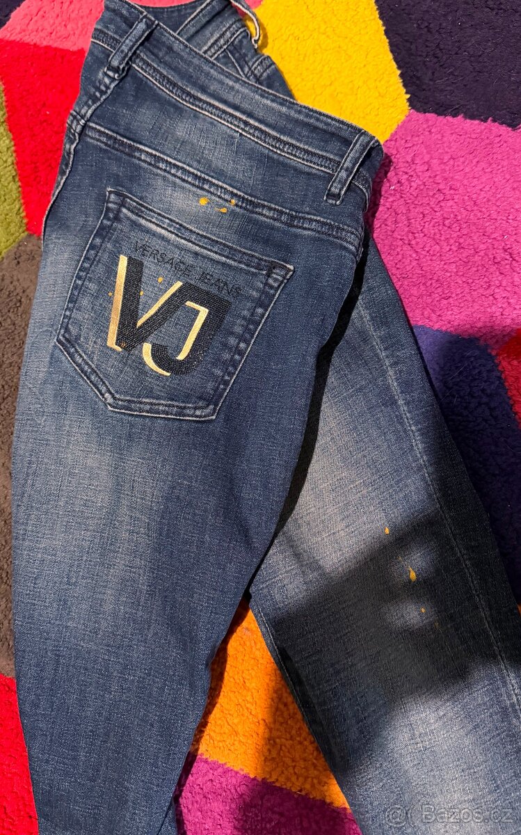 VERSACE PUSH-UP LUXUSNÍ DÁMSKÉ DŽÍNY W28(,M) - 5