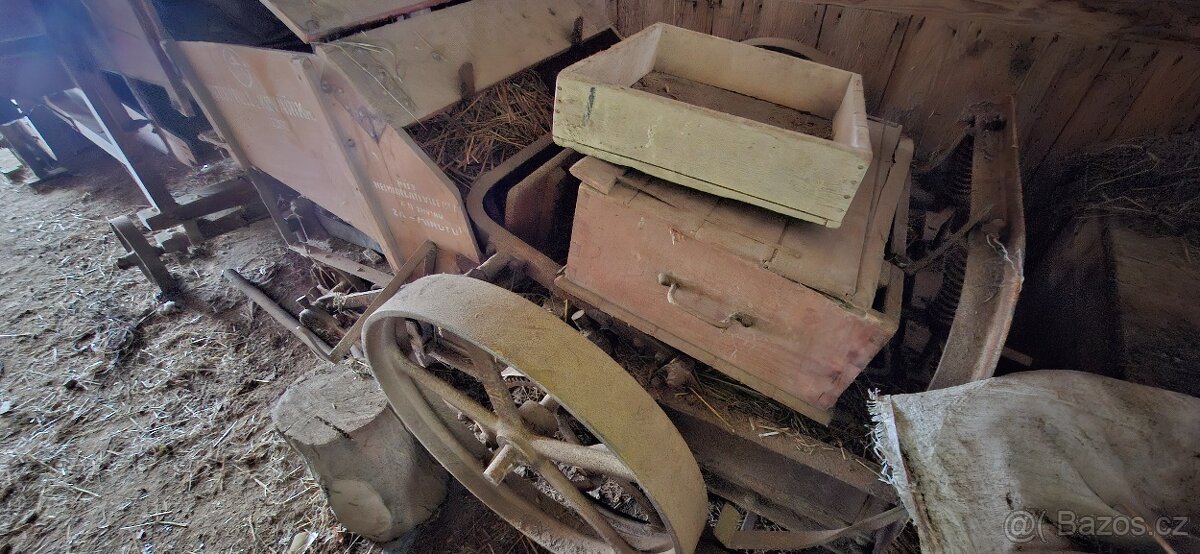 Stará mlátička, vázačka, sečkovice - 5