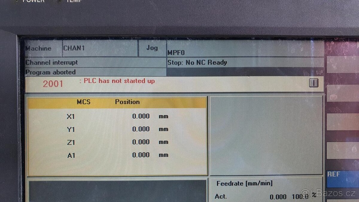 Obráběcí centrum (vertikální) INTOS VOC 1000, vyrobeno 2003 - 5