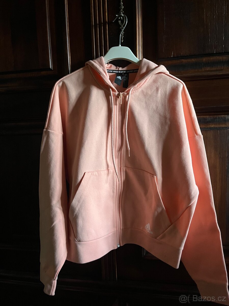 Nová dámská mikina Adidas na zip, s kapucí, vel S - 5