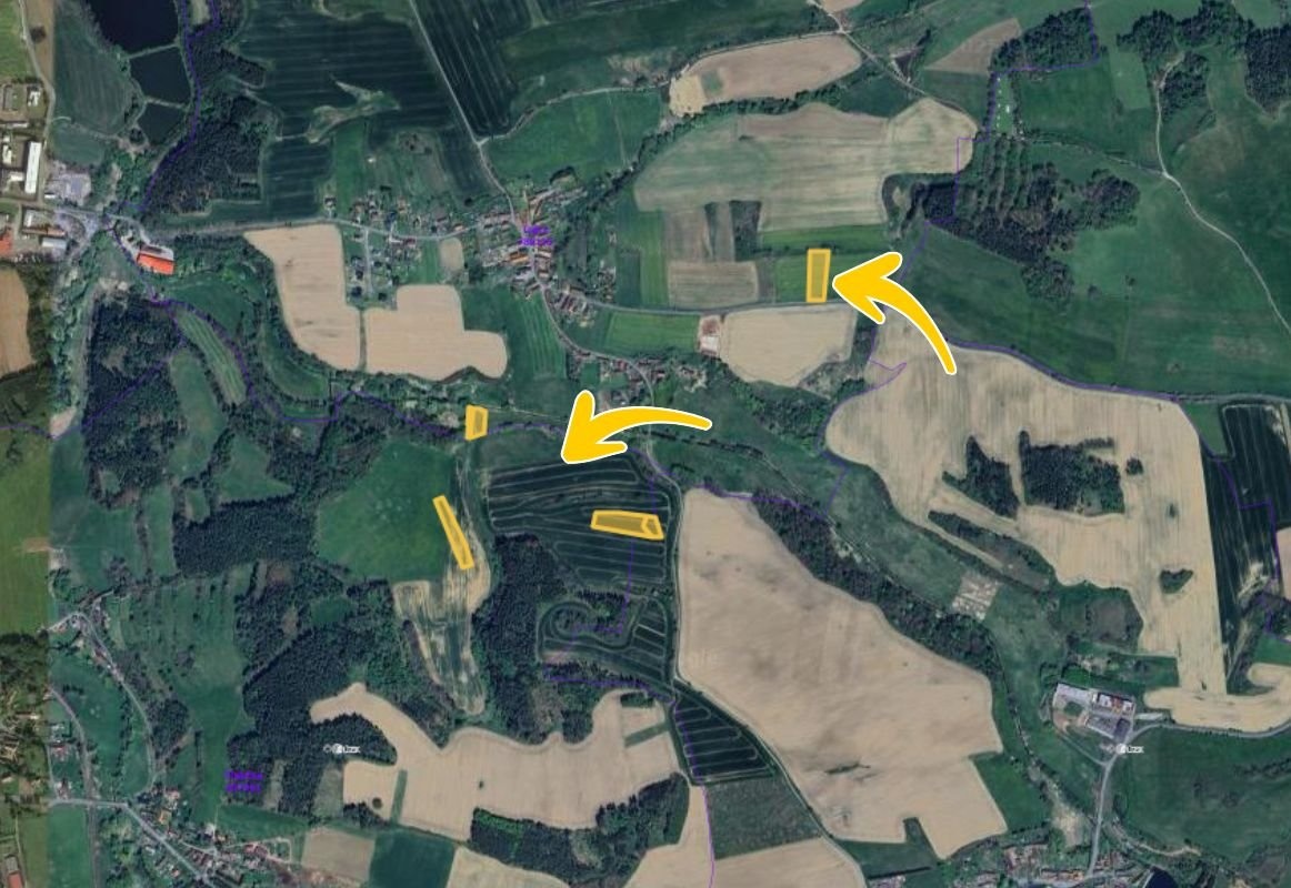 Prodej pole v k.ú. Třebčice a Tojice - 5