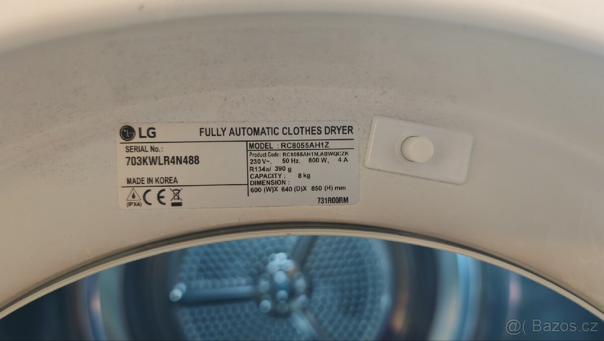 Sušička LG RC80 na opravu - 5