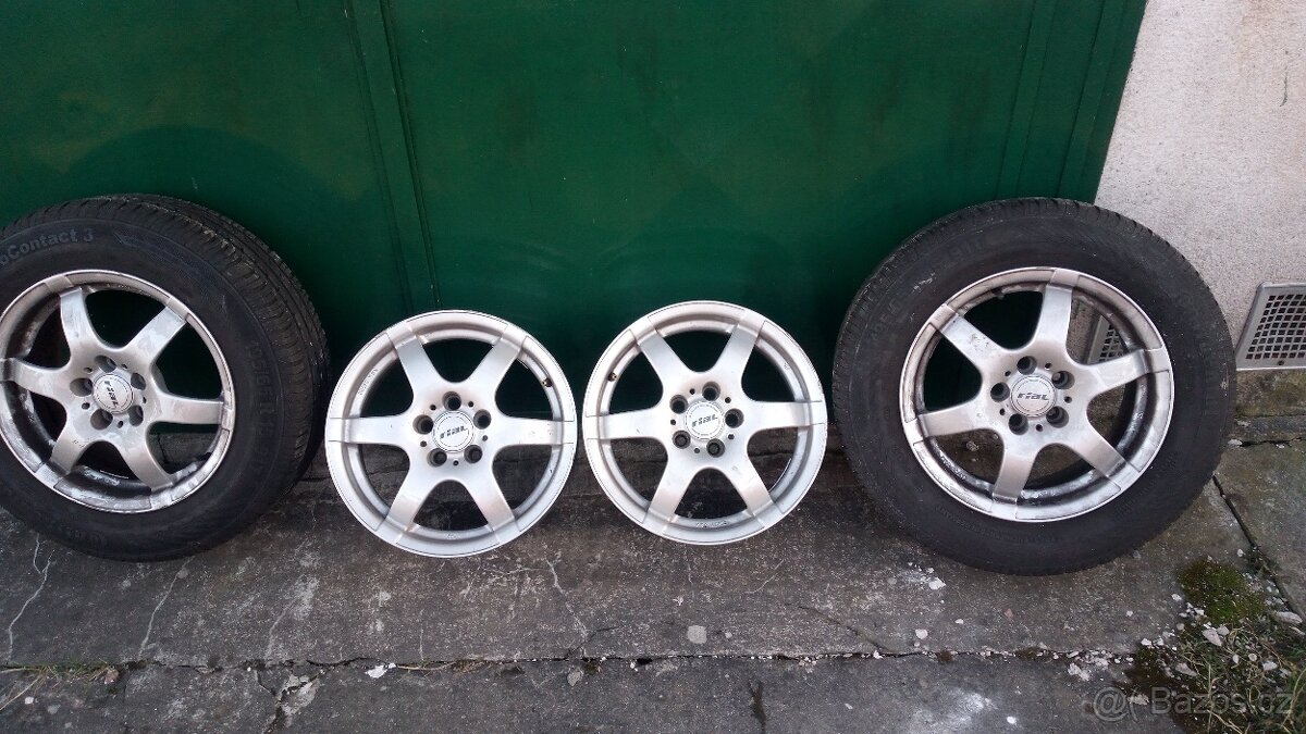 Sada litych kol 15'' - 5