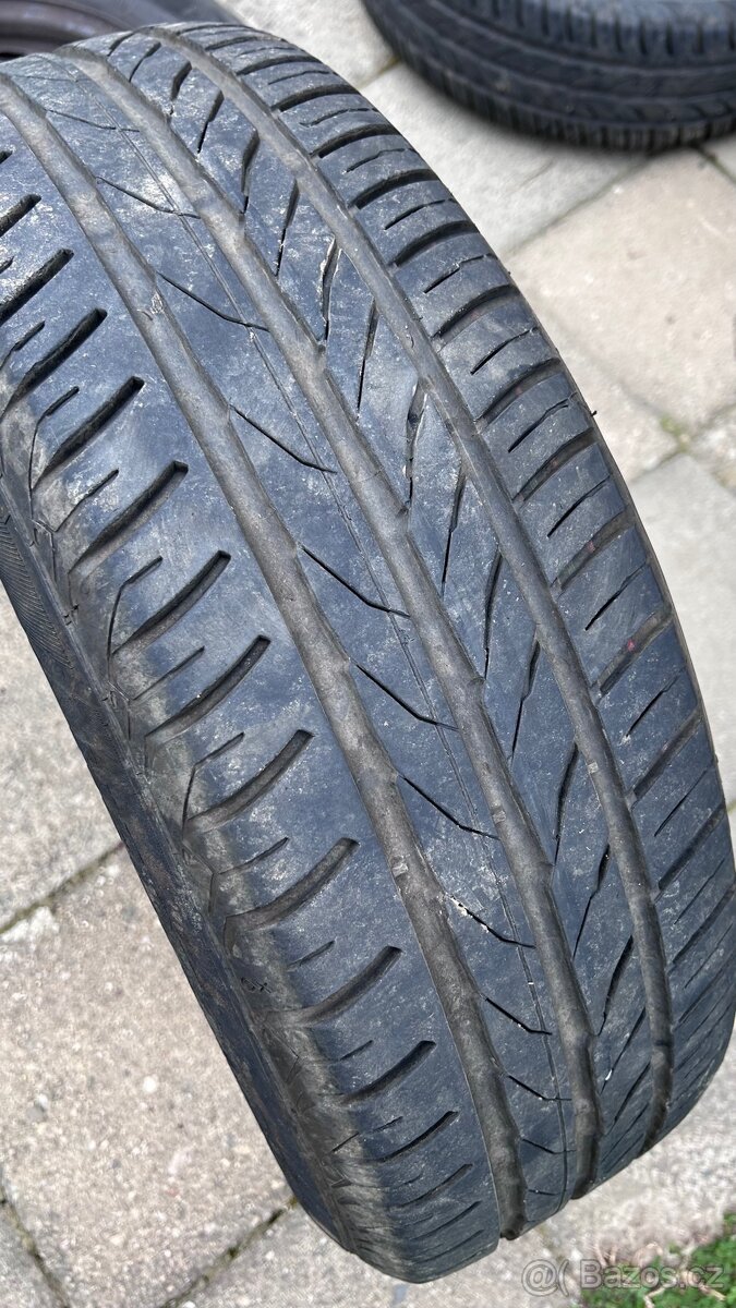 Plechove disky 15” 6Jx15, letni pneu 195/65 R15 - 5