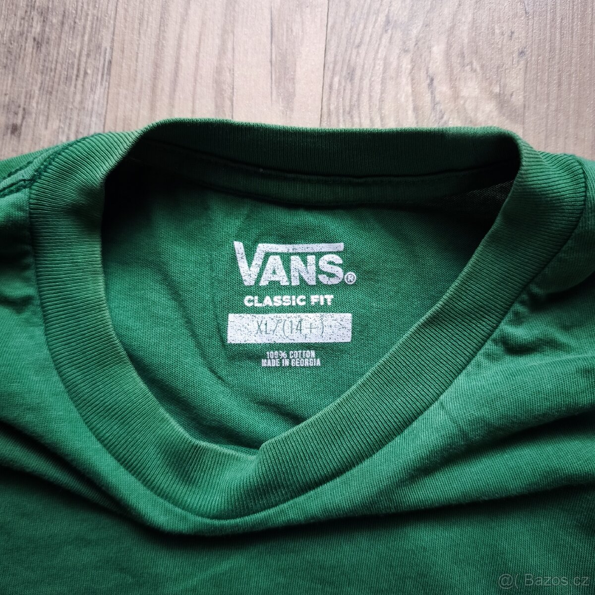 Vans tričko - zelené - velikost XL / (14+) - 5