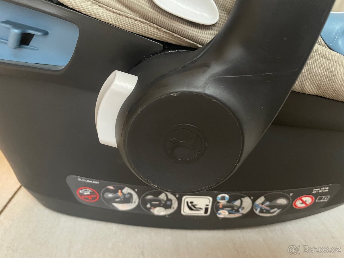 Autosedačka vajíčko cybex Aton m i-size + isofixova základna - 5