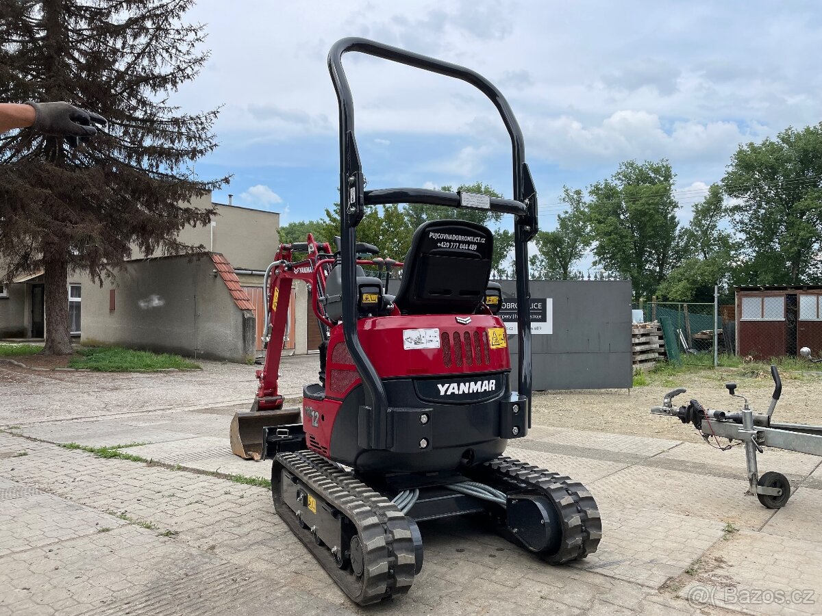 Pronájem minirypadla, minibagr Yanmar VIO 12 - 5