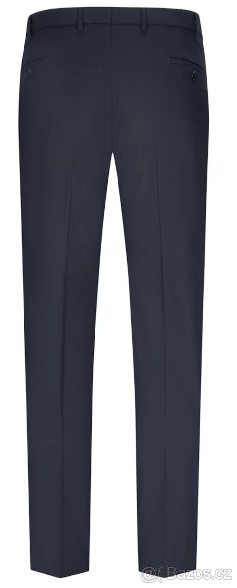 Zánovní luxusní pánský oblek Digel - tmavěmodrý velikost 66 - 5