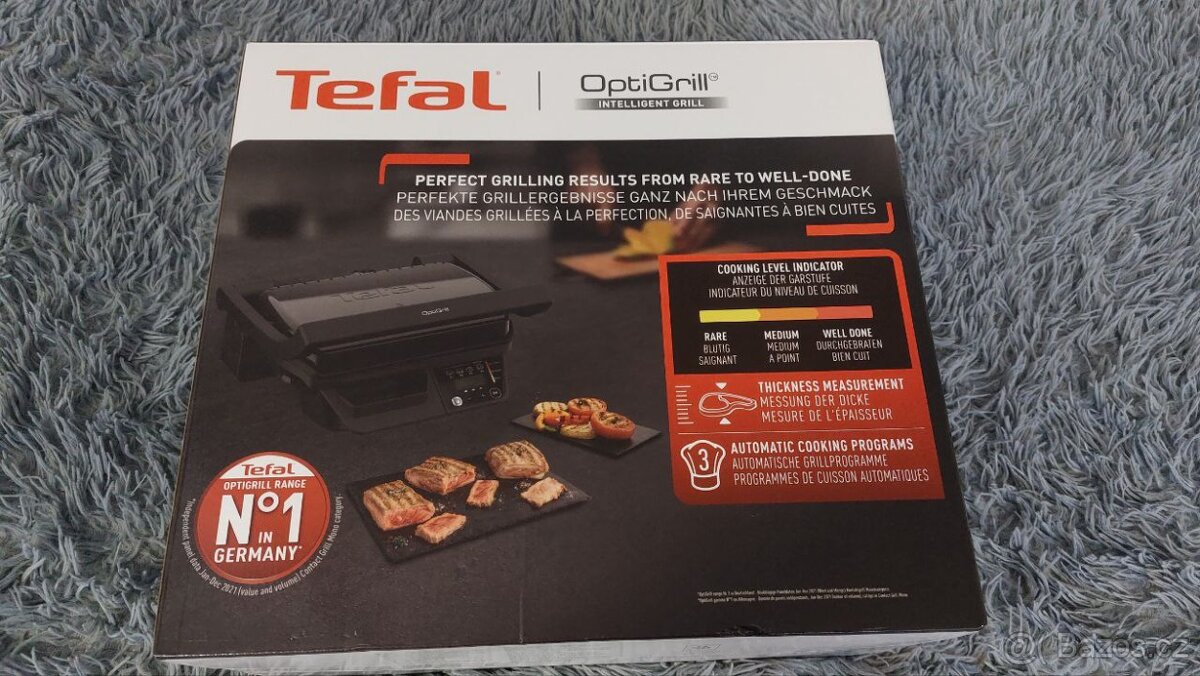 Elektrický gril Tefal OptiGrill – perfektní stav - 5
