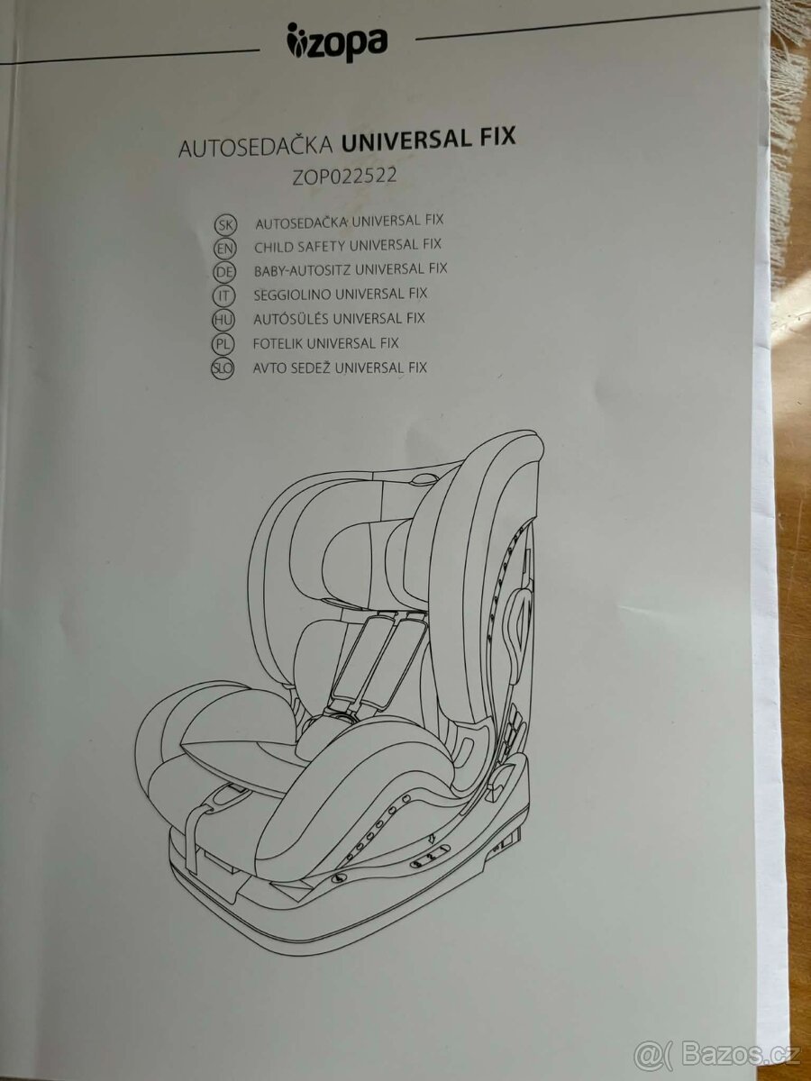 Autosedačka izopa Universal Fix - 5