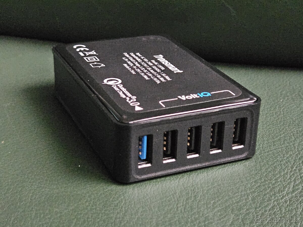 Multiport rychlonabíječka Tronsmart VoltIQ QC 3.0 5x USB - 5