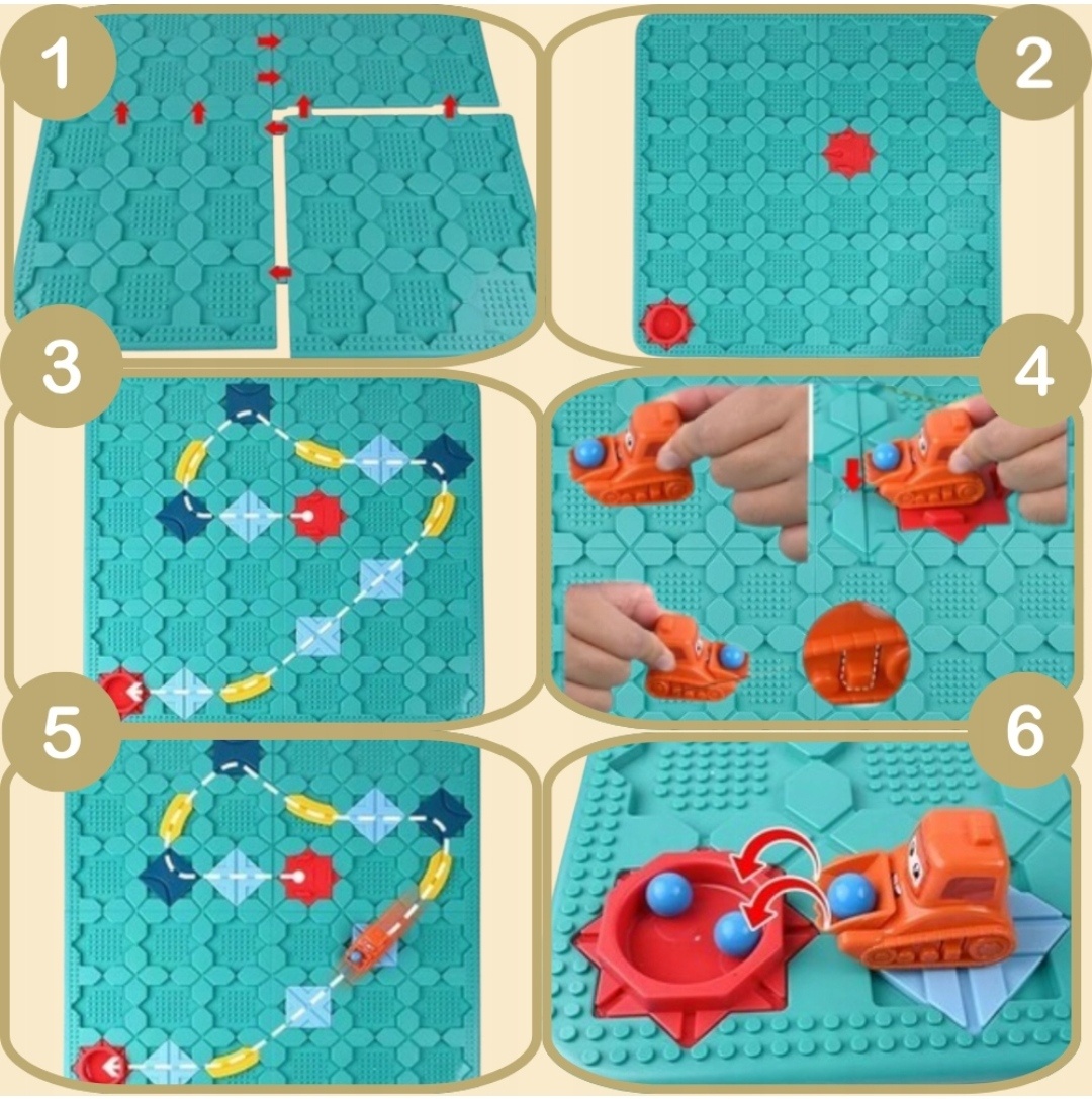 Burgkidz logická stolní hra stavitel silnic - 5