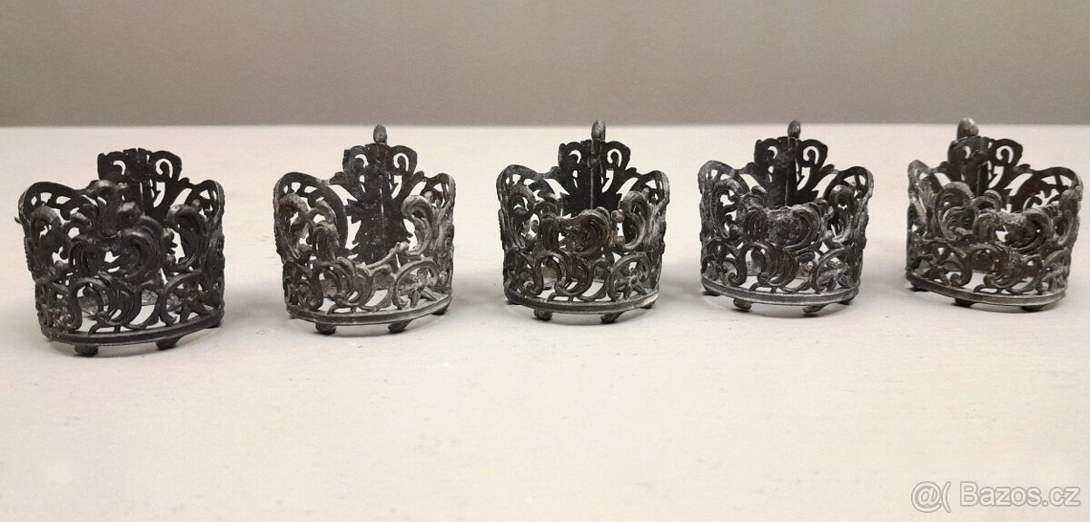 Skleničky se cínovým rámem - 5