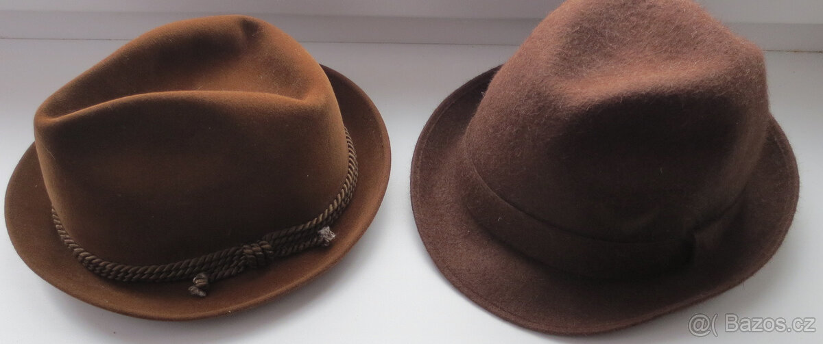 Klobouky, kloboučky 30 - 40.léta - 5