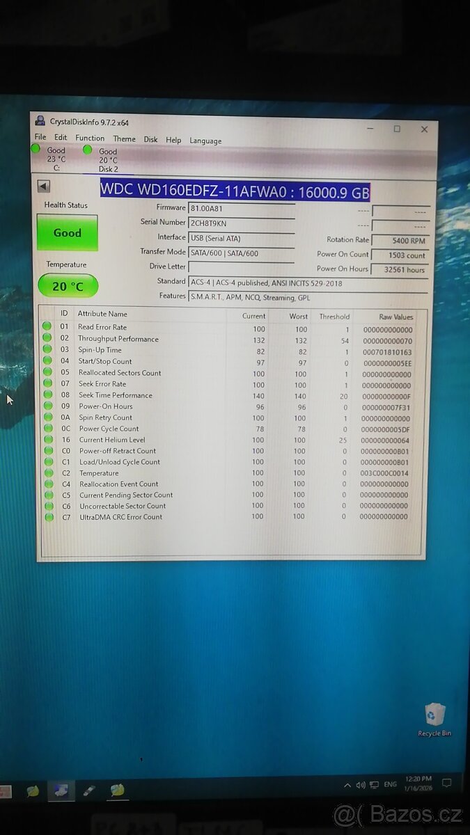 Externi HDD WD 16Tera 3 kusu - 5