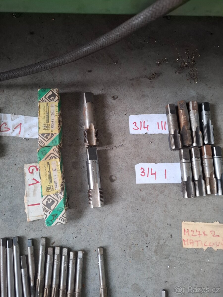 Závitníky M a G a M levé - 5