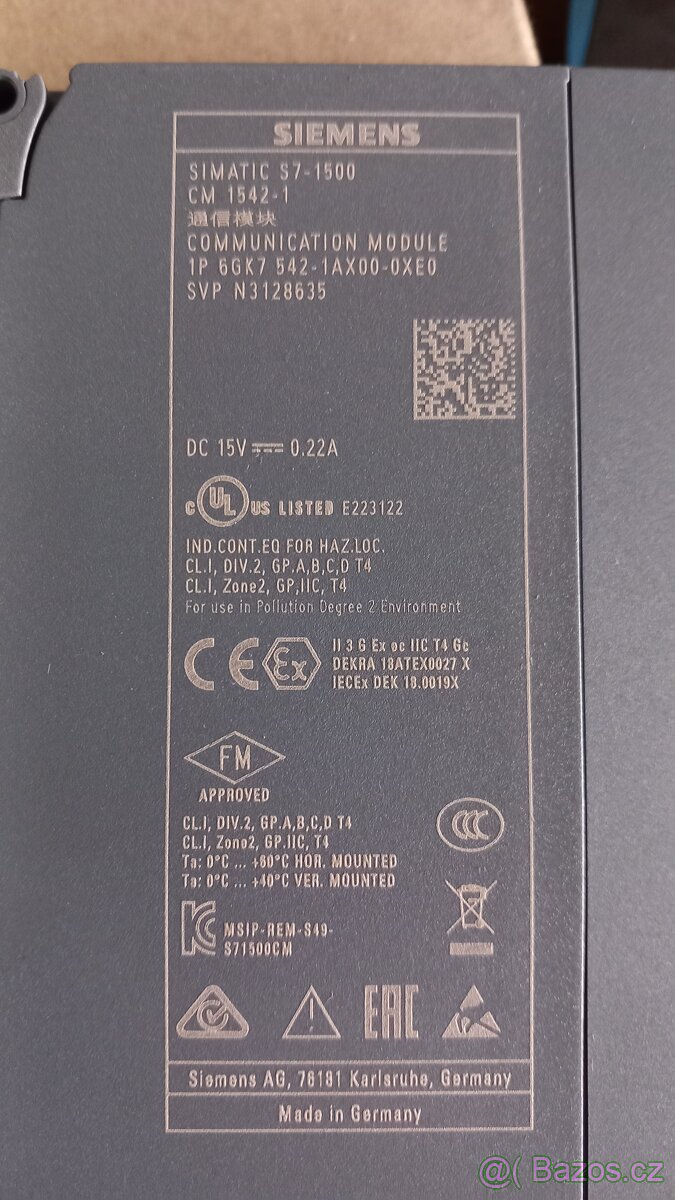 Siemens komunikačný modul S7-1500 - 5