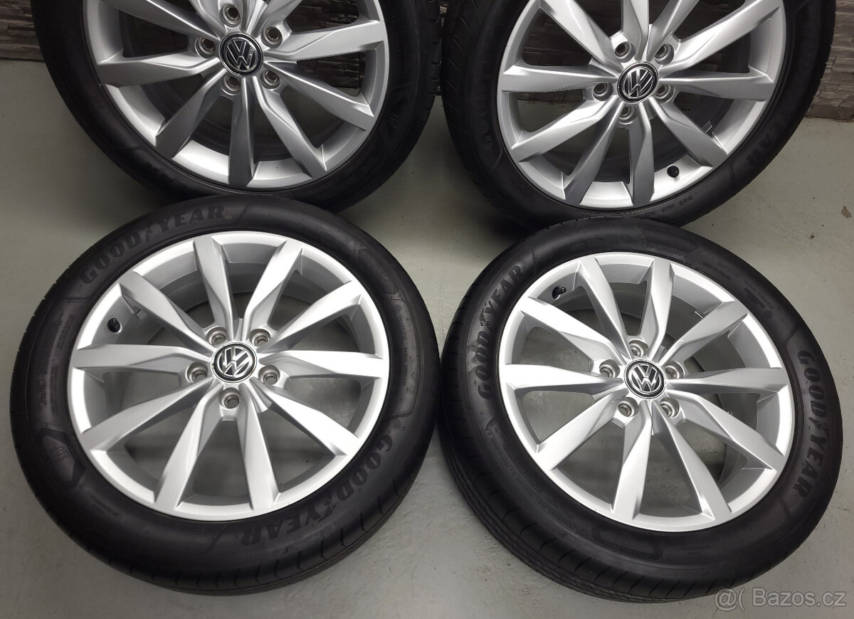17" Originál VW Dijon 5x112 Golf 7 letní sada - 5