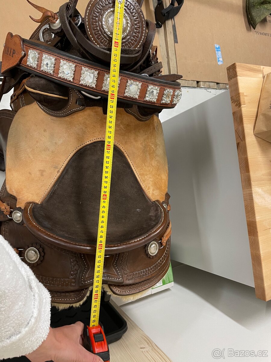 Westernové sedlo Wade - 5