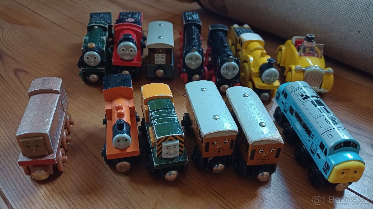 Dřevěné vláčky sada - 5