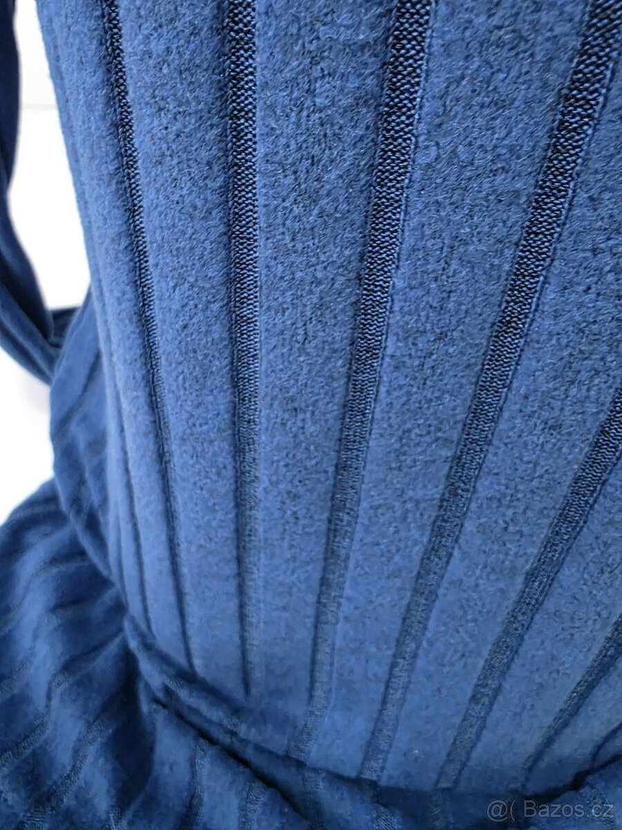 Dámský modrý lehký svetr - Vel. M - 5