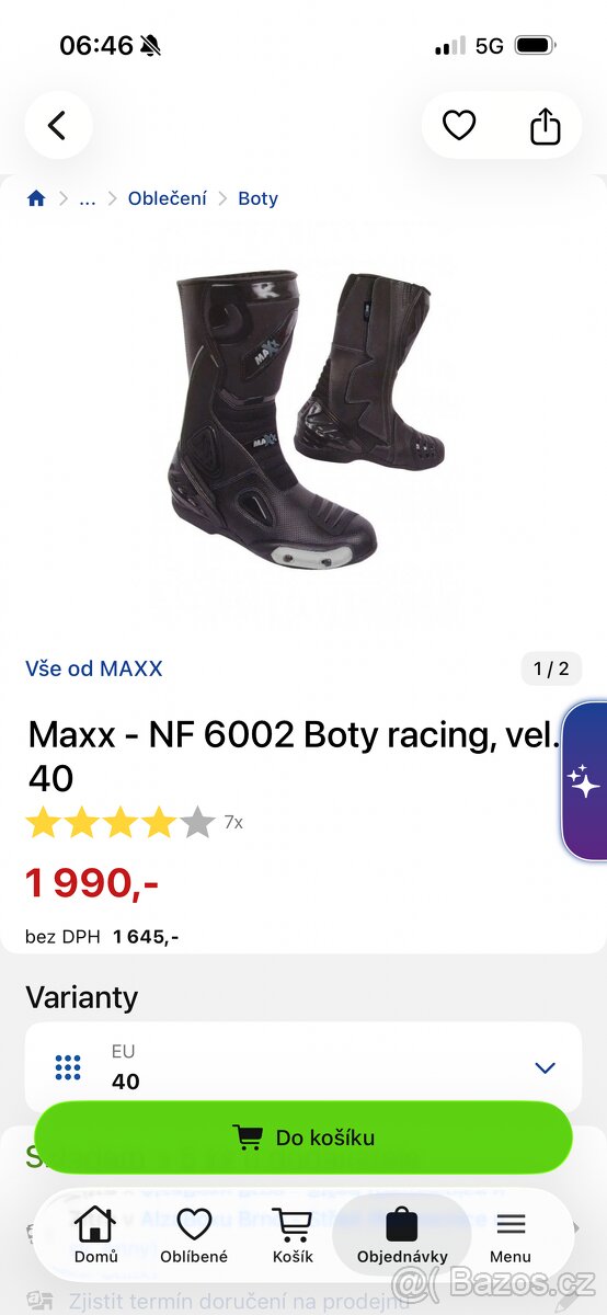 Boty racing, vel.40 - 5