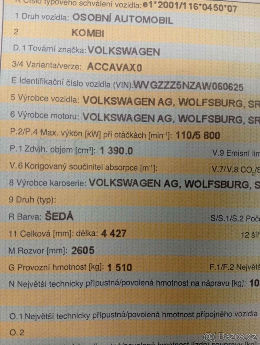 VW Tiguan 1.4TSI 110kw 2010 - 5