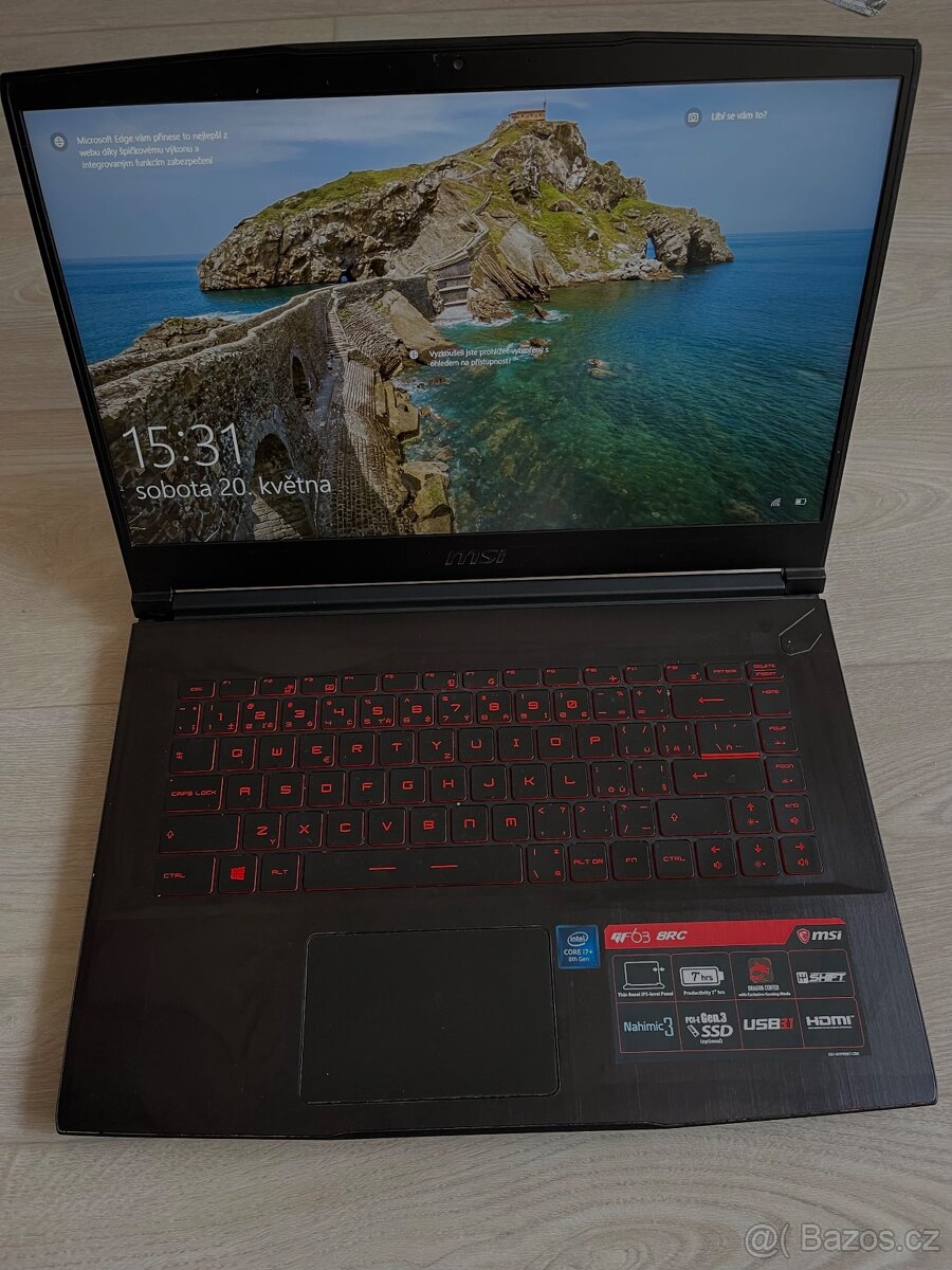 Notebook MSI GF63 - 5