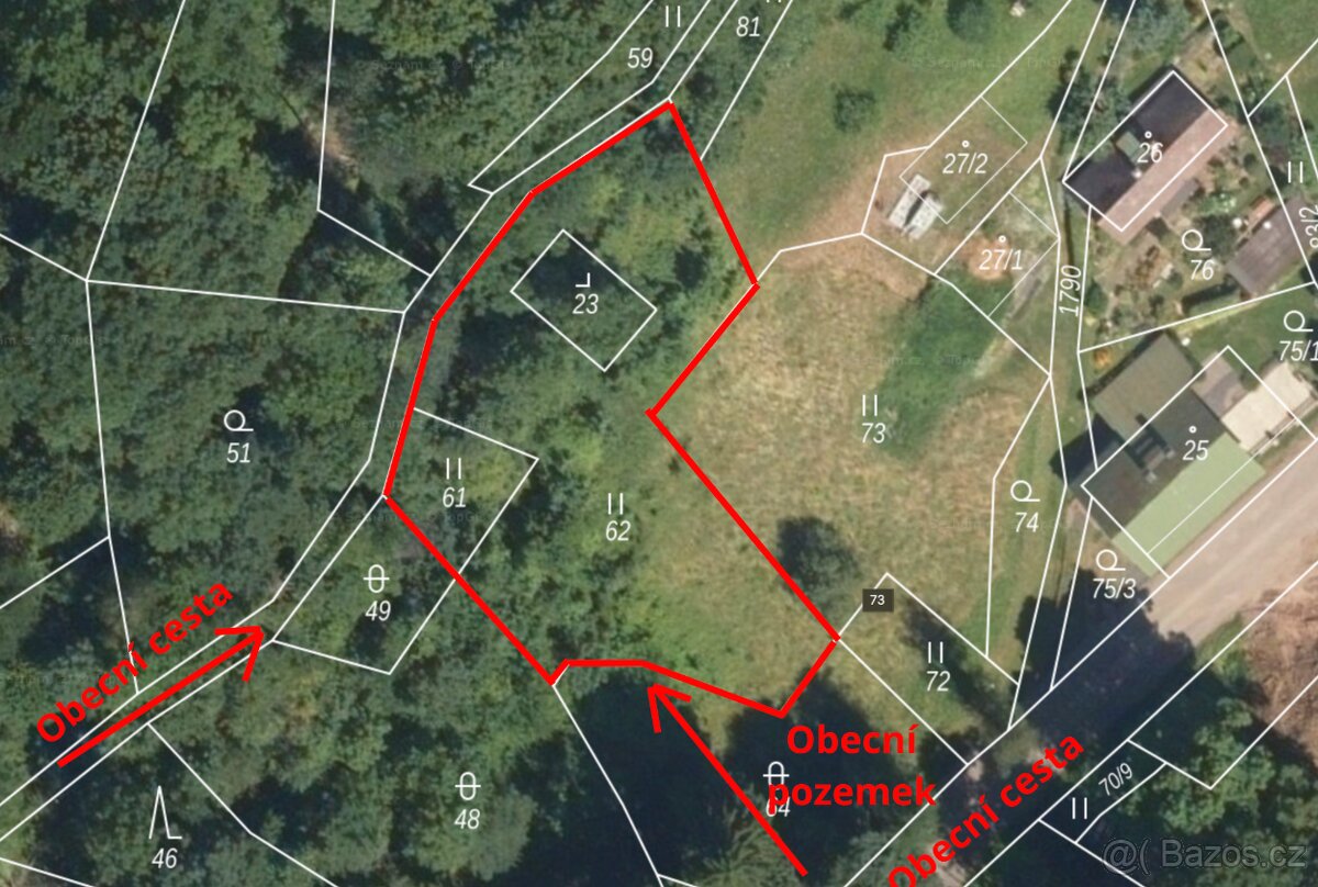 Stavební pozemek Rybnice, Háje nad Jizerou LEVNĚ - 5