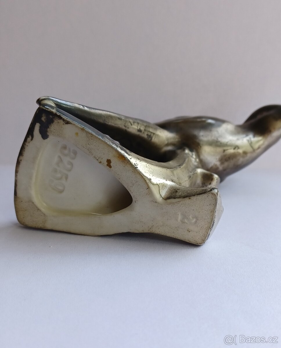 Porcelánový ledňáček ARTDECO - 5