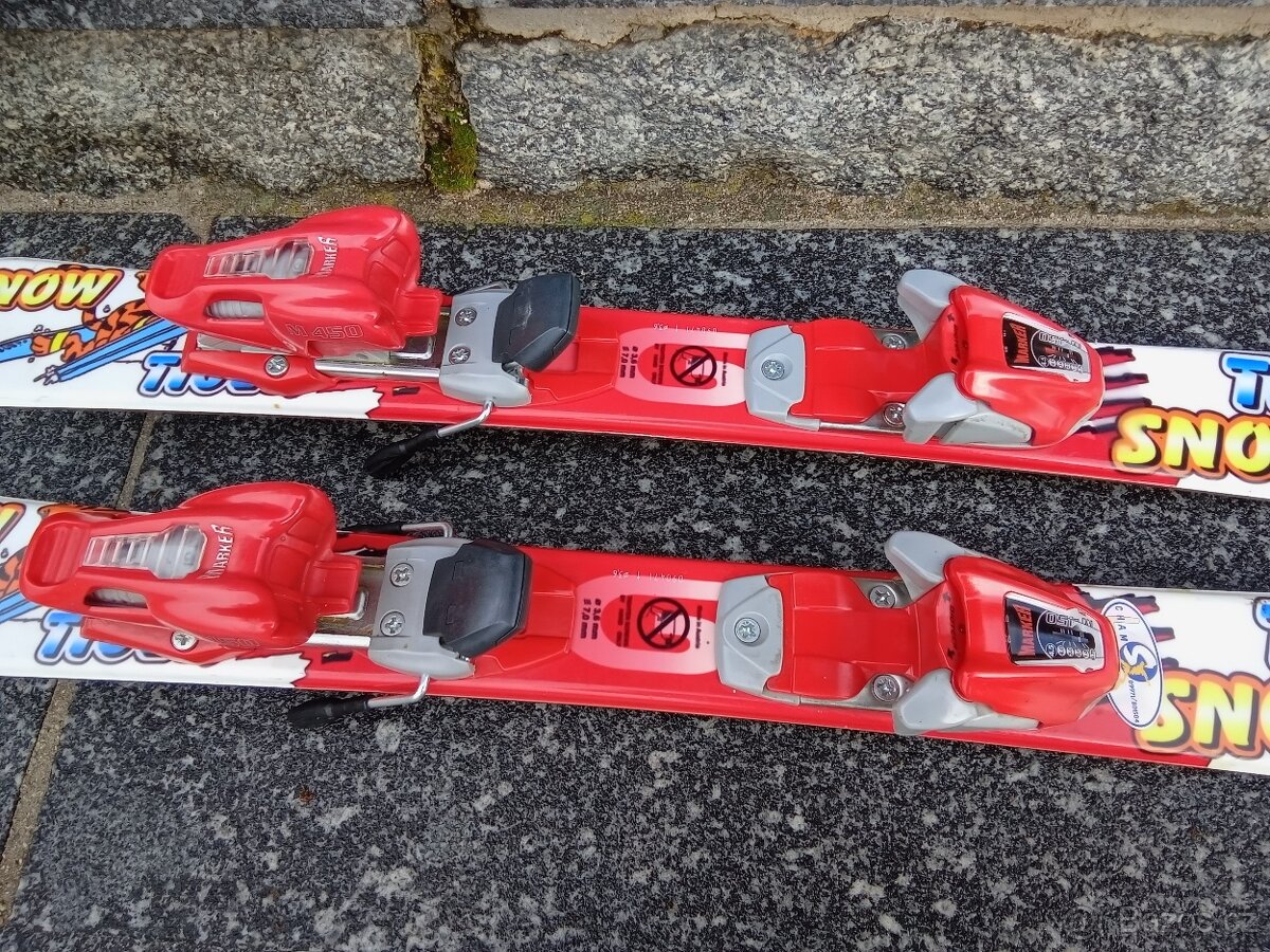 Dětské lyže 90 cm, boty a hole - 5