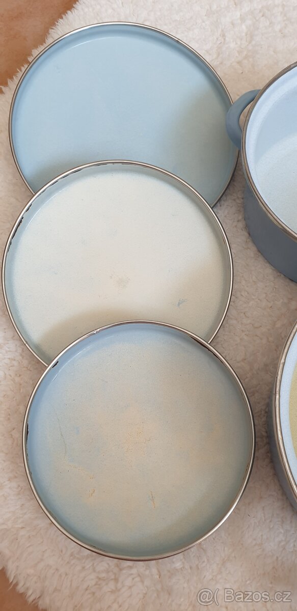 Smaltované retro nádobí. - 5