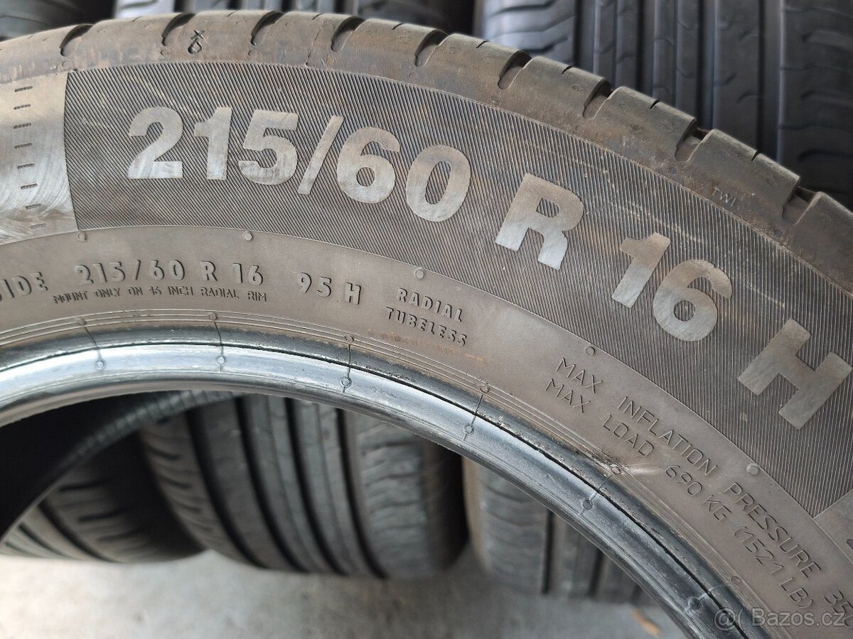 215/60 r16 letní pneumatiky Continental 7mm - 5