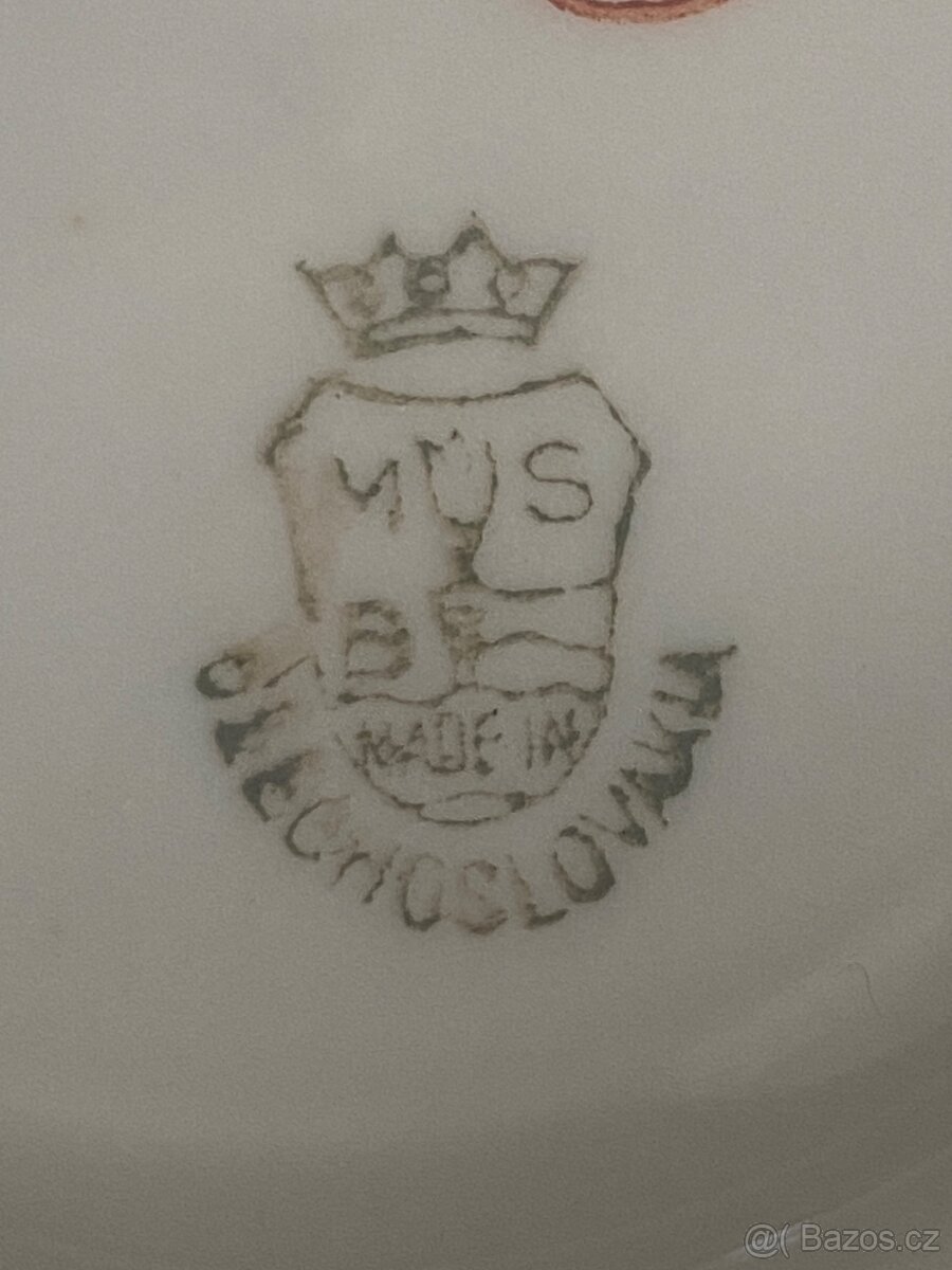 Porcelánová čajová souprava MSB Božíčany - 5