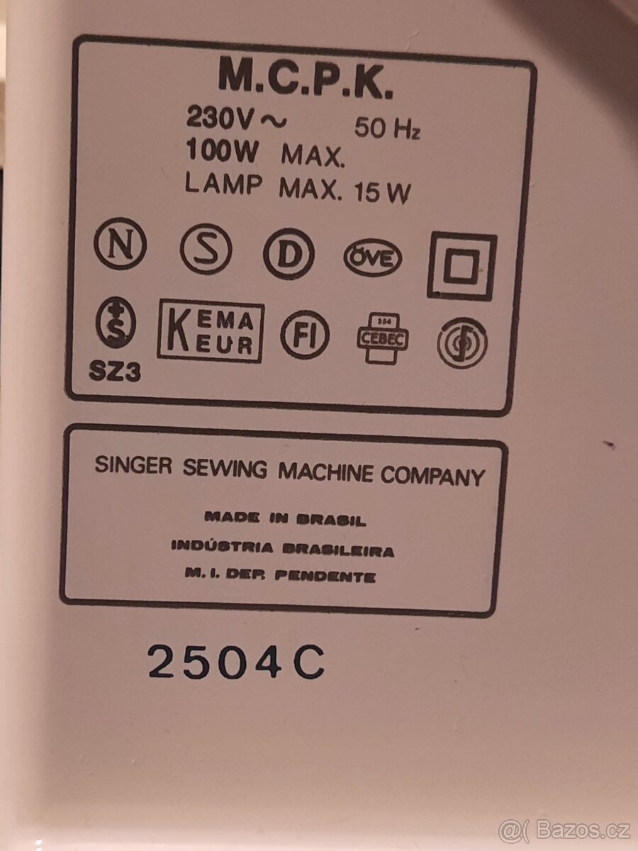 Singer - elektrický šicí stroj - perfektní stav - 5