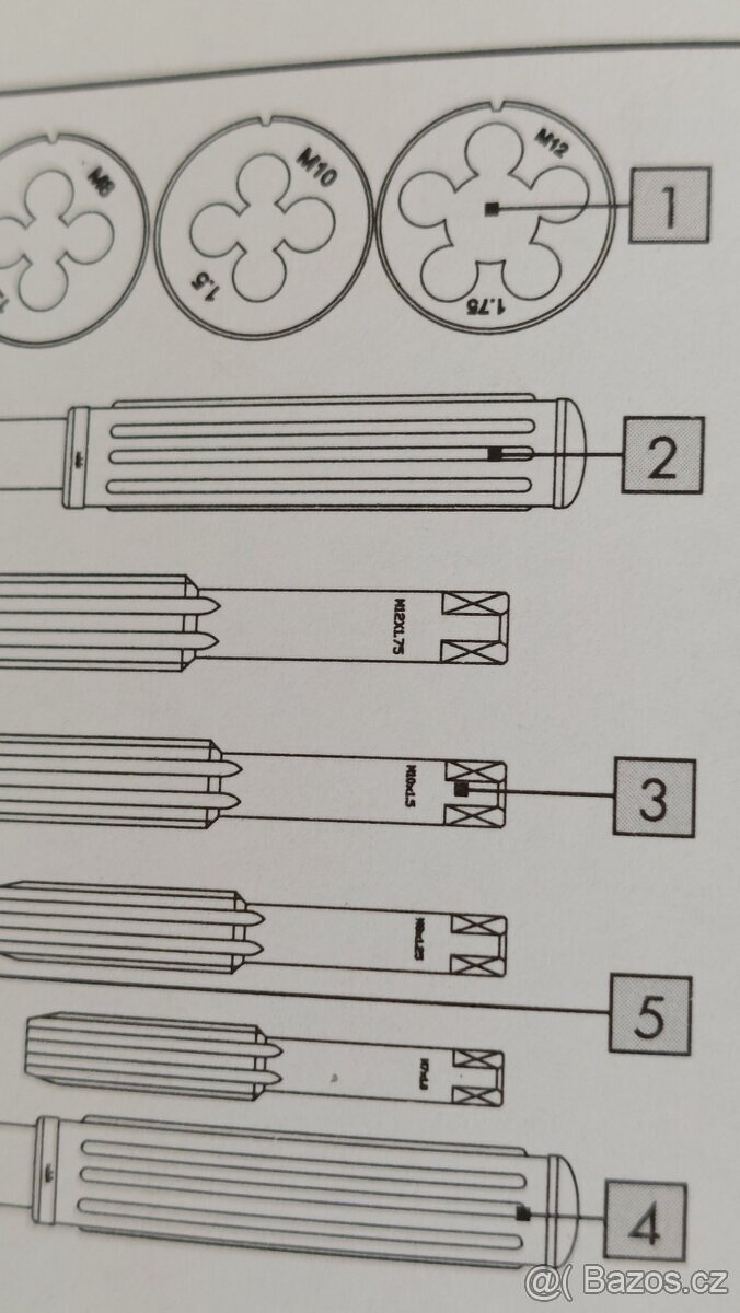 Sada závitníků - 5