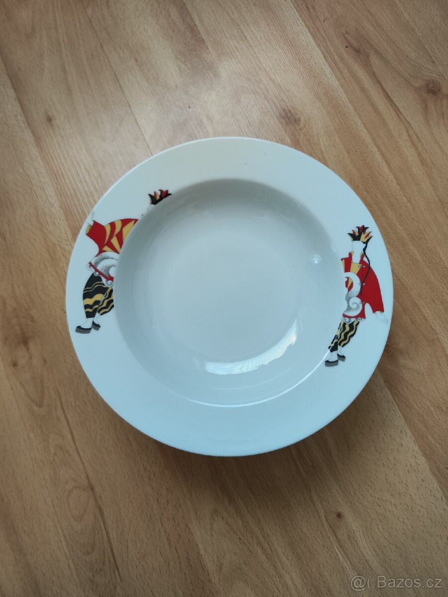 Hluboké porcelánové talíře sada 6ks - 5