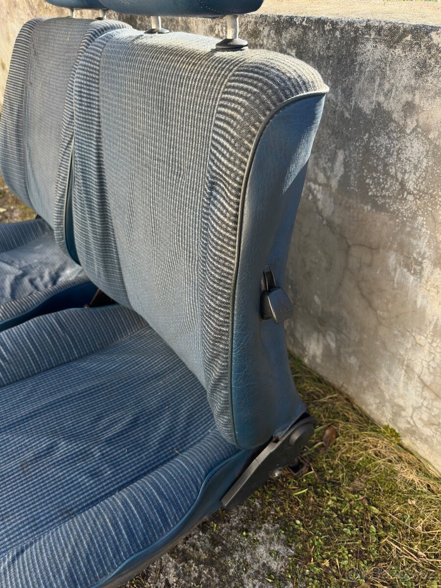 Golf MK2/Jetta MK2 interier - sedadla - modré - 5