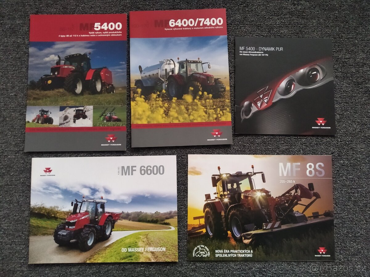 Prospekty zemědělské techniky a traktorů - 5