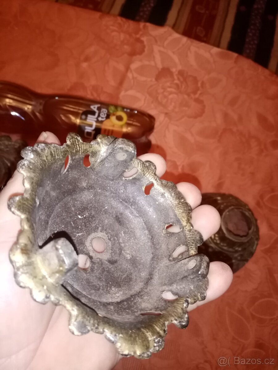 Zdobená na lustry lampy svítidla retro - 5