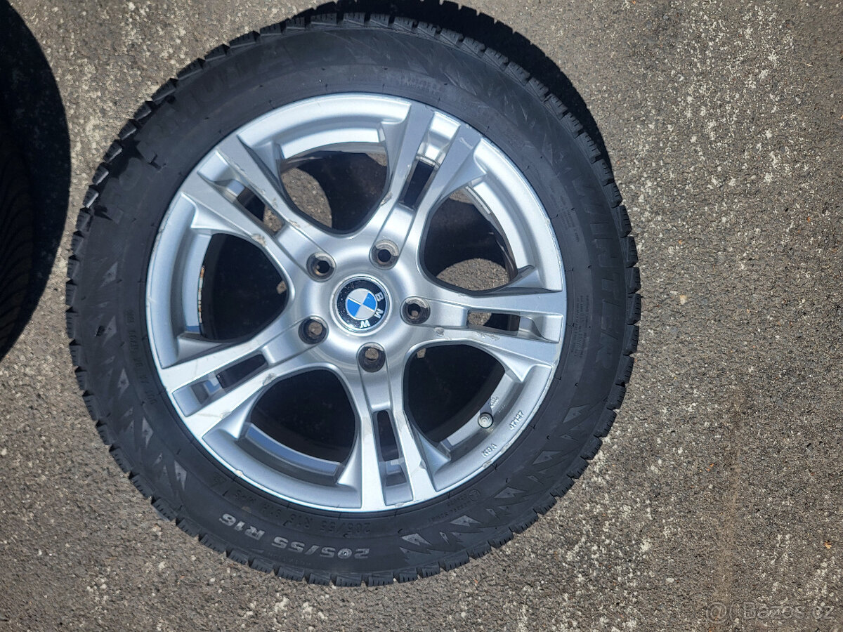 Alu kola 16" BMW 5x120 ET34 ZIMNÍ SADA E90 E91 E93 F30 F31 - 5