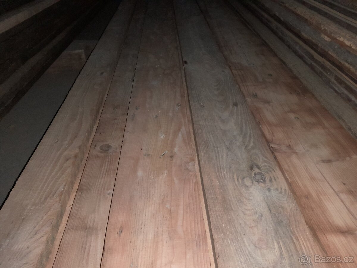 Prodám stará borovicová prkna. - 5