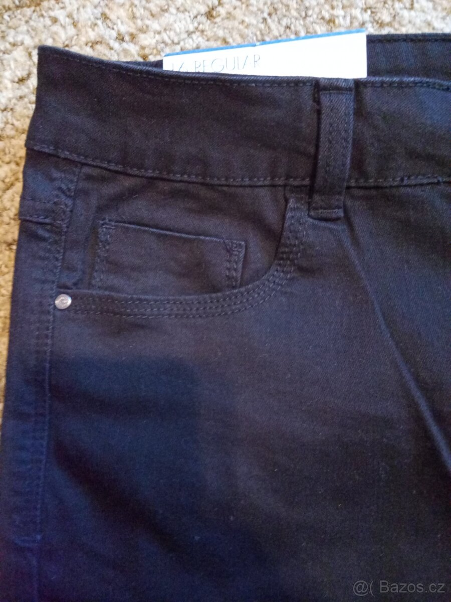 Nové dámské/dívčí černé džíny/rifle M&Co, 44/16 - 5